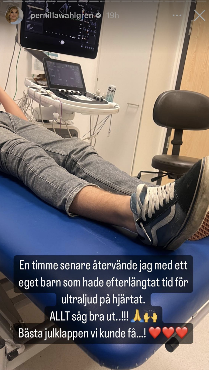 Theo Wahlgren tillbaka på sjukhus