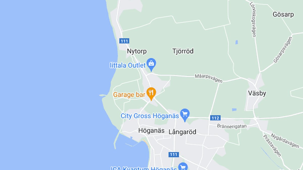 Google maps, Höganäs