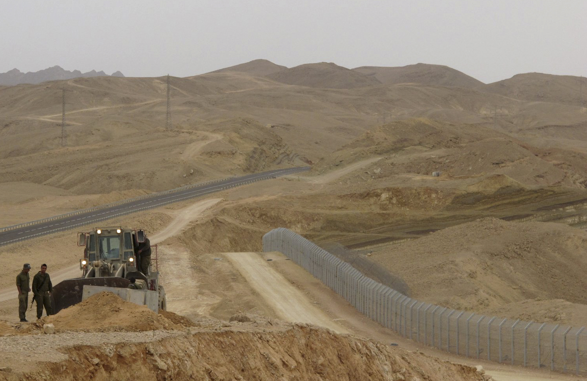 Invandringen till Israel sker främst längs gränsen mot Egypten.