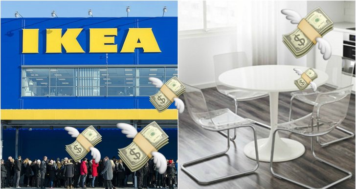 Pengar, Varuhus, möbler, Ikea