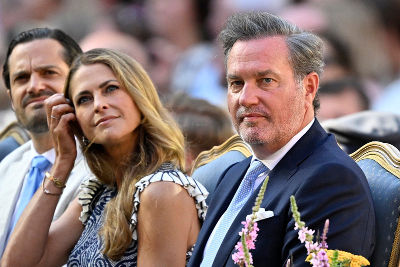 Prinsessan Madeleine och Christopher O'Neill. Arkivbild.