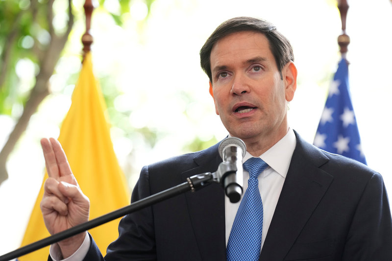 USA:s utrikesminister Marco Rubio under ett besök i Ecuador tidigare i september.