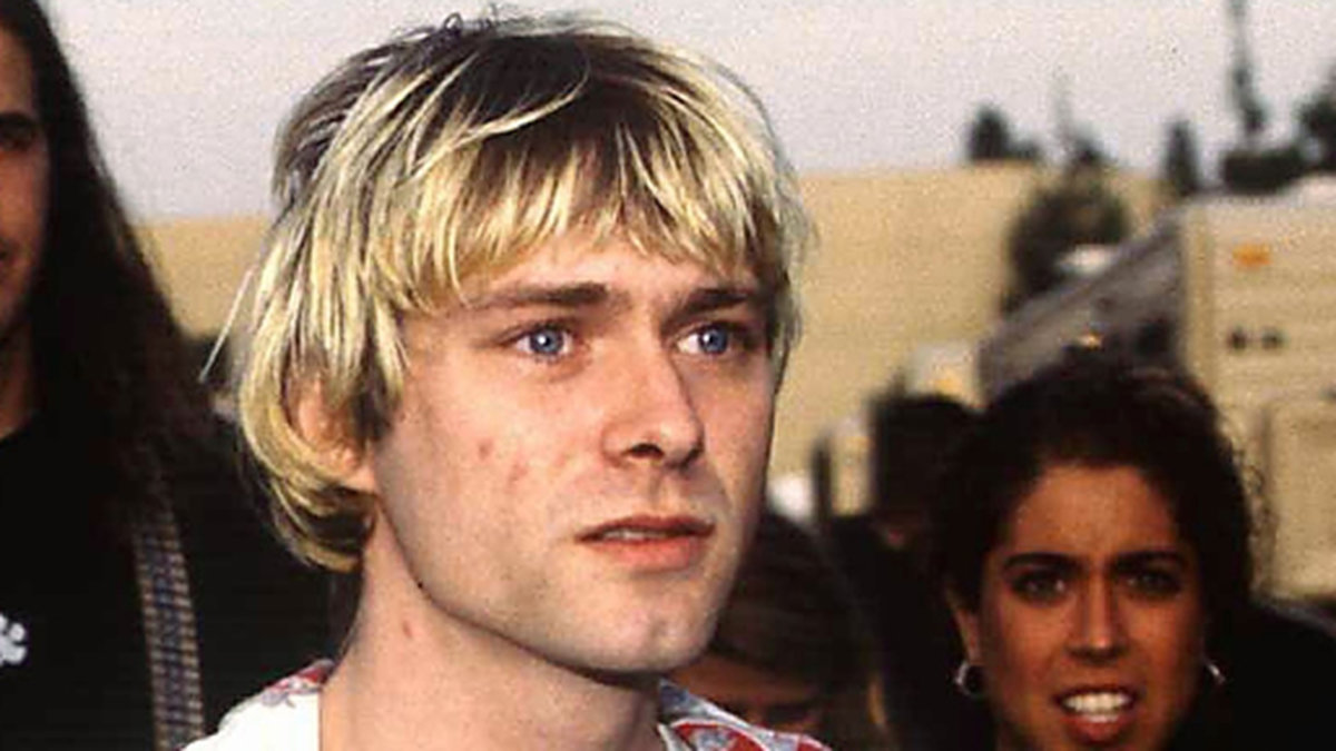 Spencer Elden är idag konstnär och bor i Los Angeles. Själv föredrar han The Clash framför Nirvana. Här ser vi Kurt Cobain i Kalifornien 1992. 