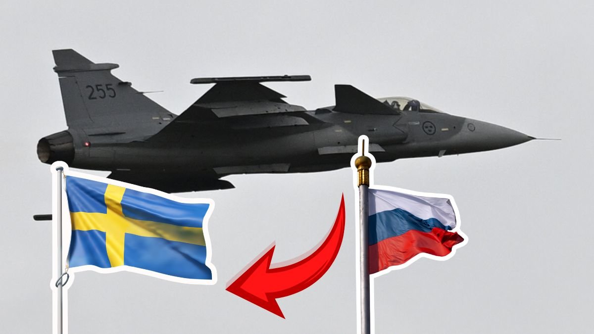 Ryska bombplan ovanför Gotland – möttes av svenska Gripen