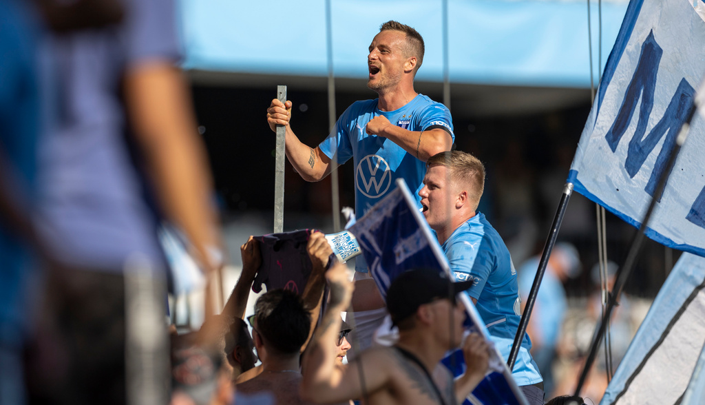 Malmö FF:s Eric Larsson.