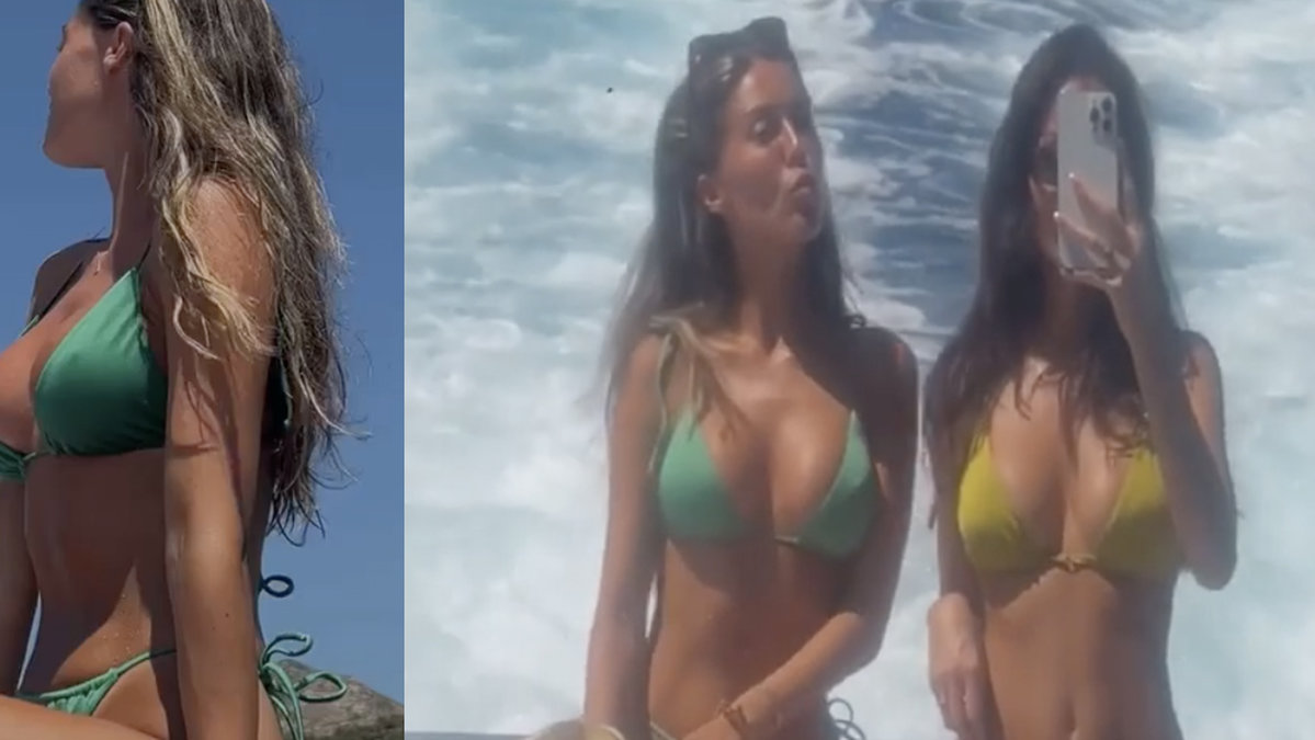 Bianca Ingrossos bikinivideo väckte starka reaktioner.