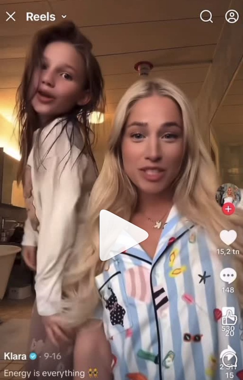 Klara Hammarström och lillasystern