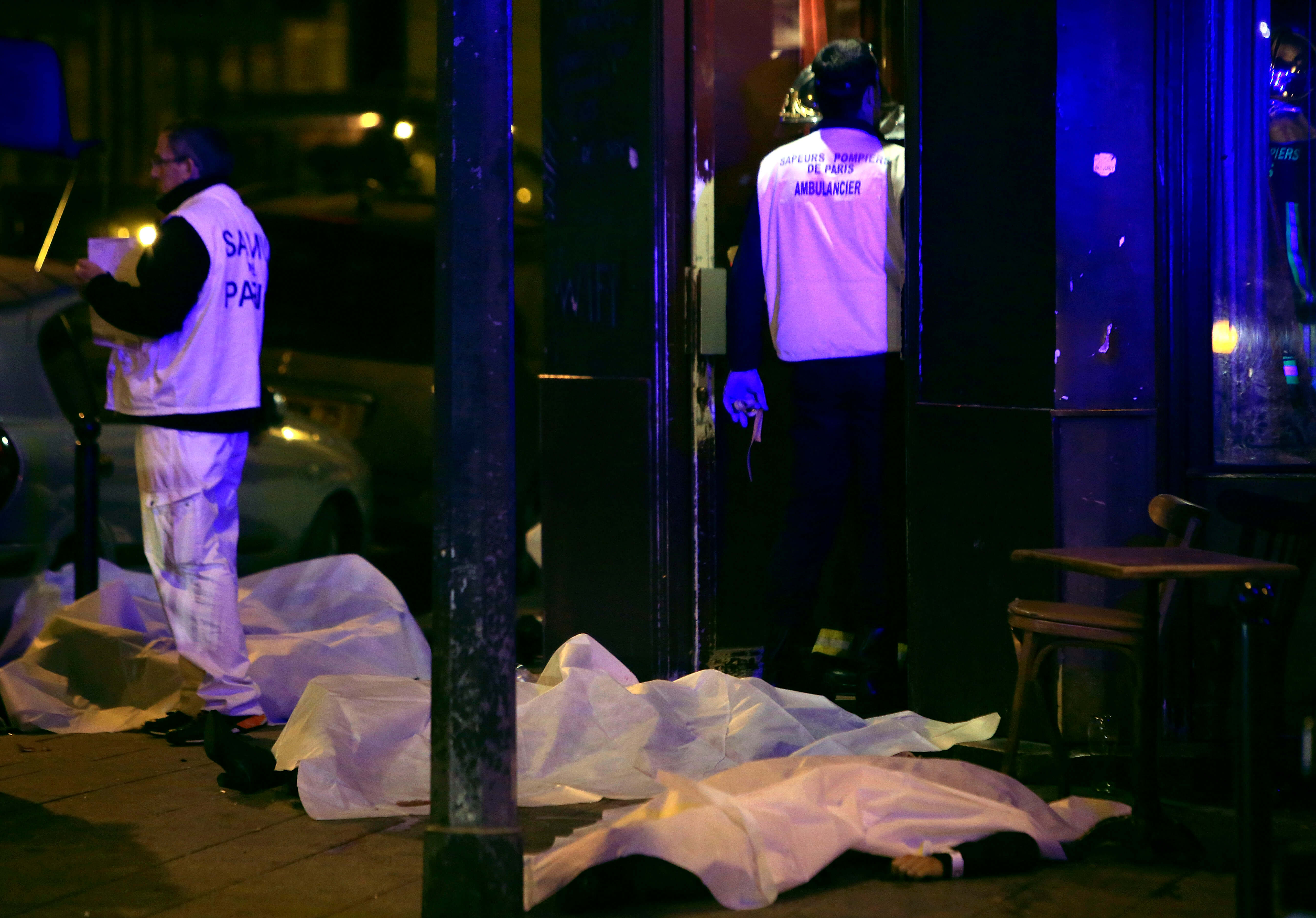 Bilder från attackerna i Paris Bilder från attackerna i Paris