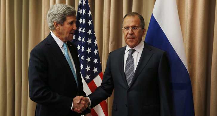 Sergej Lavrov, Ryssland, Ukraina, John Kerry, USA