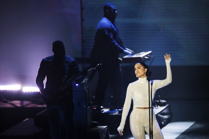 Snoh Aalegra på P3 Guld i Göteborg 2020. Arkivbild.