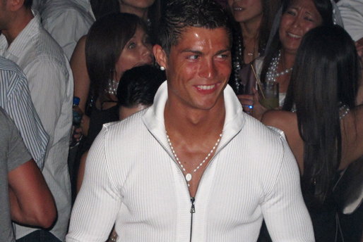 Ännu en solbränd bild på Ronaldo.
