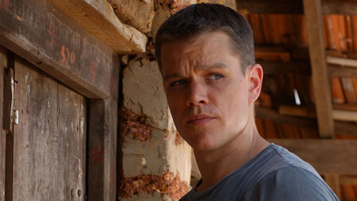 Matt Damon i Bourne Supremacy från 2004. 
