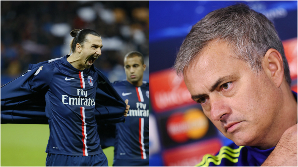 Zlatan Ibrahimovic och PSG ställs mot José Mourinhos Chelsea. 
