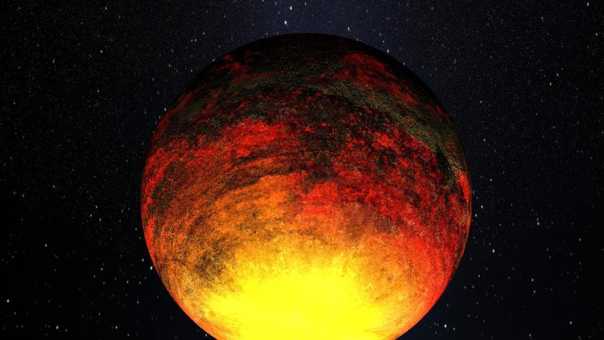 Den här planeten heter Kepler-10b och är en av de som upptäckts utanför vår galax.