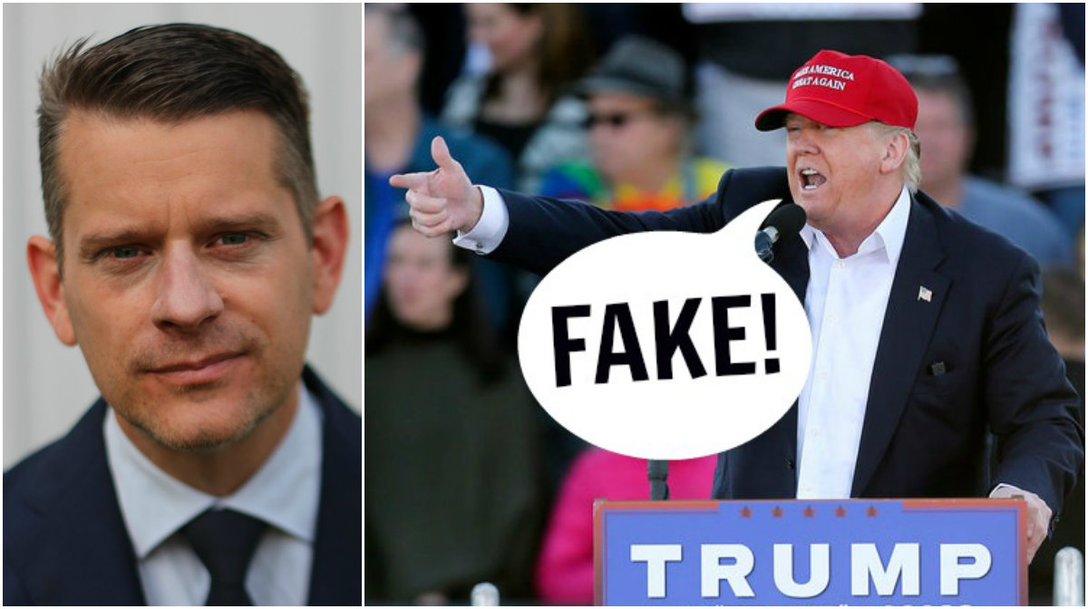 Donald Trump, Marcus Birro, Fake news, Debatt