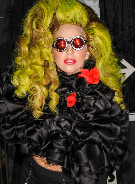 Lady Gaga är färgglad. Lady Gaga är färgglad.