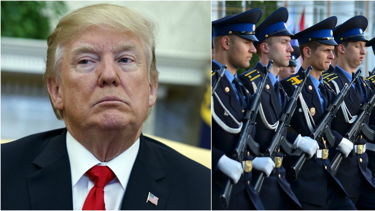 USA's president Donald Trump vill ha en militärparad