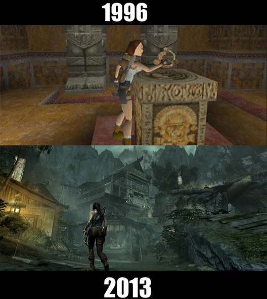 Tomb Raider har fått en något bättre grafisk form. Tomb Raider har fått en något bättre grafisk form.
