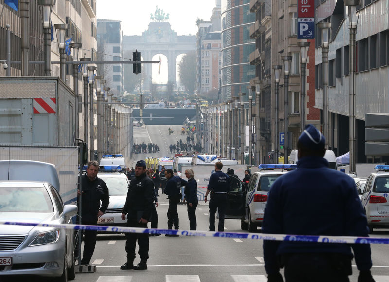 Polisens avspärrningar. Polisens avspärrningar.