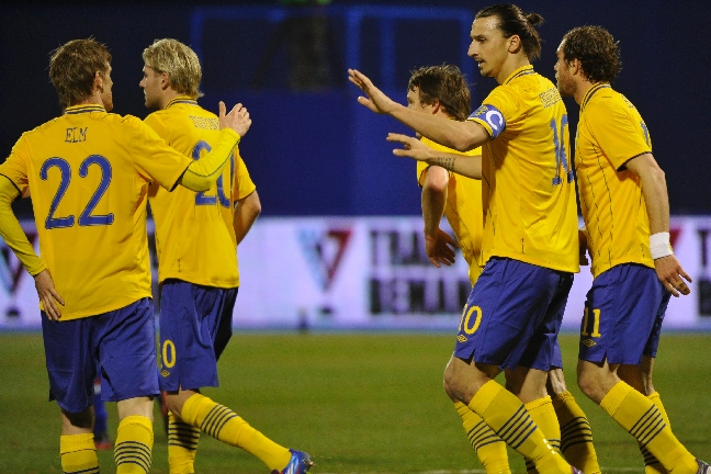 Zlatan Ibrahimovic var glödhet när Sverige viftade bort Kroatien. Zlatan Ibrahimovic var glödhet när Sverige viftade bort Kroatien.