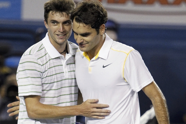 Tillslut kunde Federer andas ut.