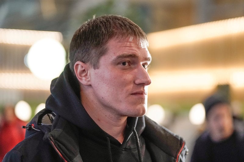 Den ryske Wagneravhopparen Andrej Medvedev kom till Norge från Ryssland i januari 2023. Han har sökt asyl i landet, men fått avslag. Under tiden i Norge har han dömts till ett kortare fängelsestraff för våldsbrott. Bild från februari 2023.