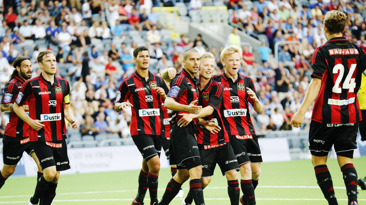 Brommapojkarna fick flera tillfällen att fira i matchen mot Djurgården.