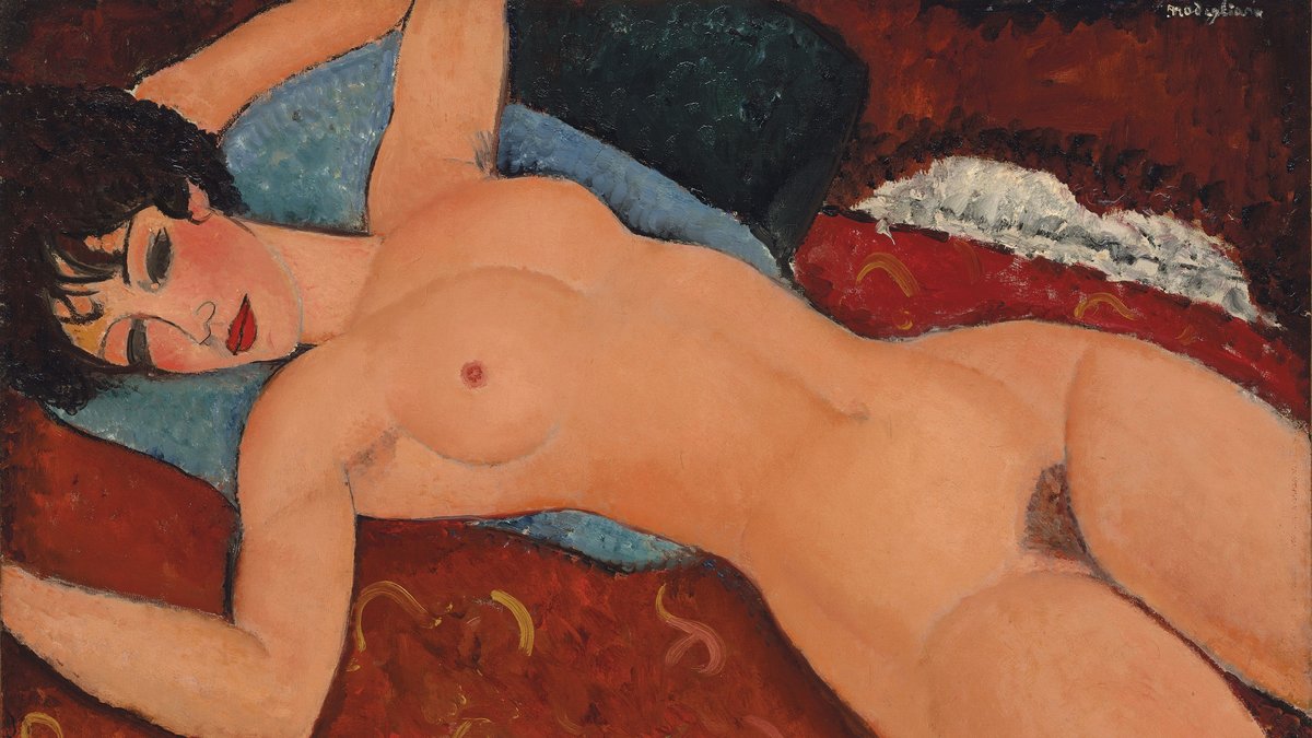 Amedeo Modiglianis verk -  Nu Couché.