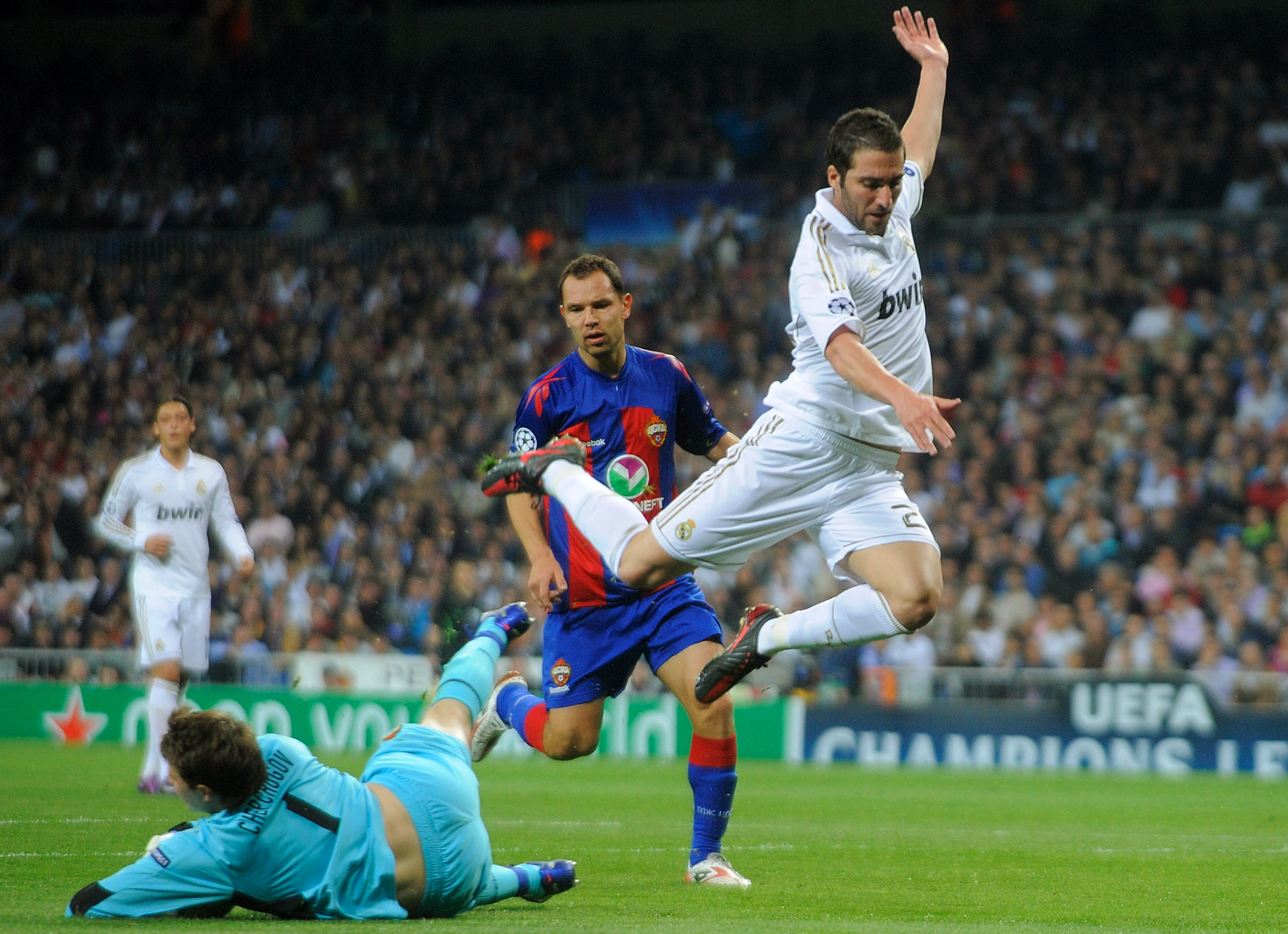 Gonzalo Higuain spräckte nollan i den 26:e minuten. Gonzalo Higuain spräckte nollan i den 26:e minuten.