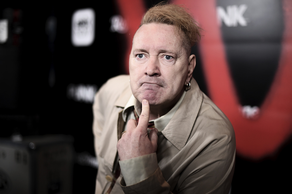 John Lydon, även känd som Johnny Rotten, får inte tävla för Irland i Eurovision song contest. Arkivbild.
