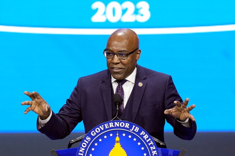 Delstaten Illinois justitieminister Kwame Raoul. Arkivbild.
