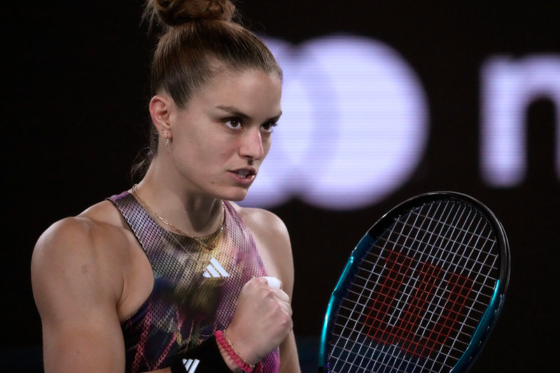 Maria Sakkari kommer att spela i tredje singelomgången.