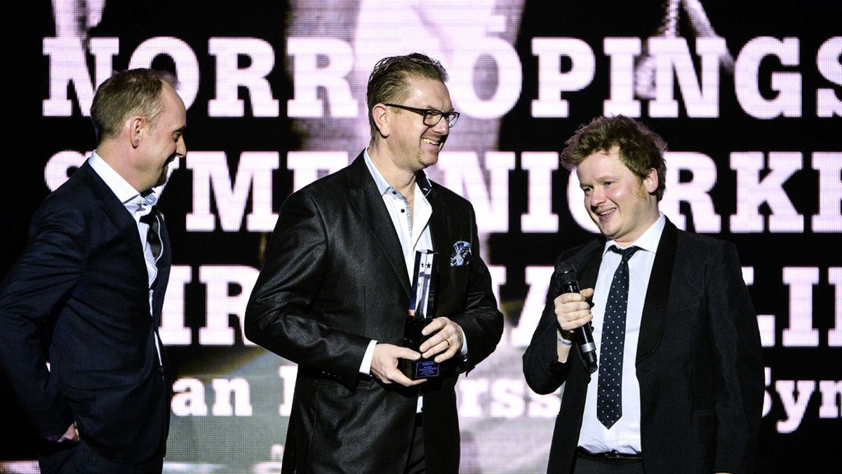 Norrköpings symfoniorkester fick pris för 'Årets klassiska' på Grammisgalan på Cirkus i Stockholm 2015. Arkivbild.