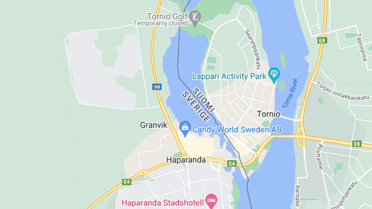 Google maps, Haparanda