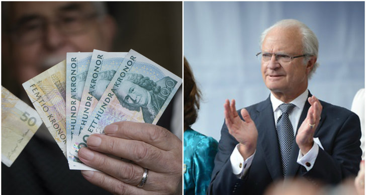 Pengar, yrken, Kung Carl XVI Gustaf, Svenska kungahuset