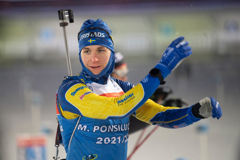 Martin Ponsiluoma vid tidigare världscuptävlingar i Östersund. Arkivbild.