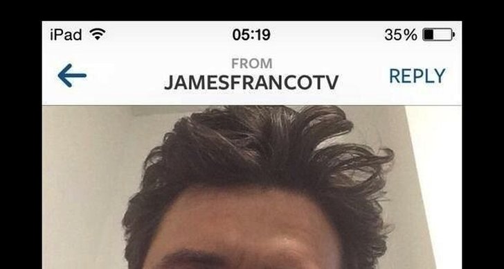 Ragga, James Franco, instagram, Flirta