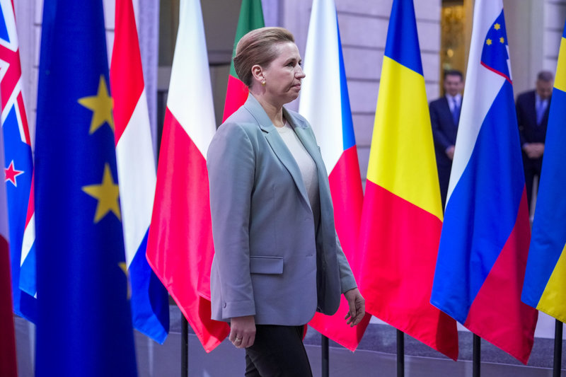  Danmarks statsminister Mette Fredriksen. Foto: Javad Parsa/NTB/TT