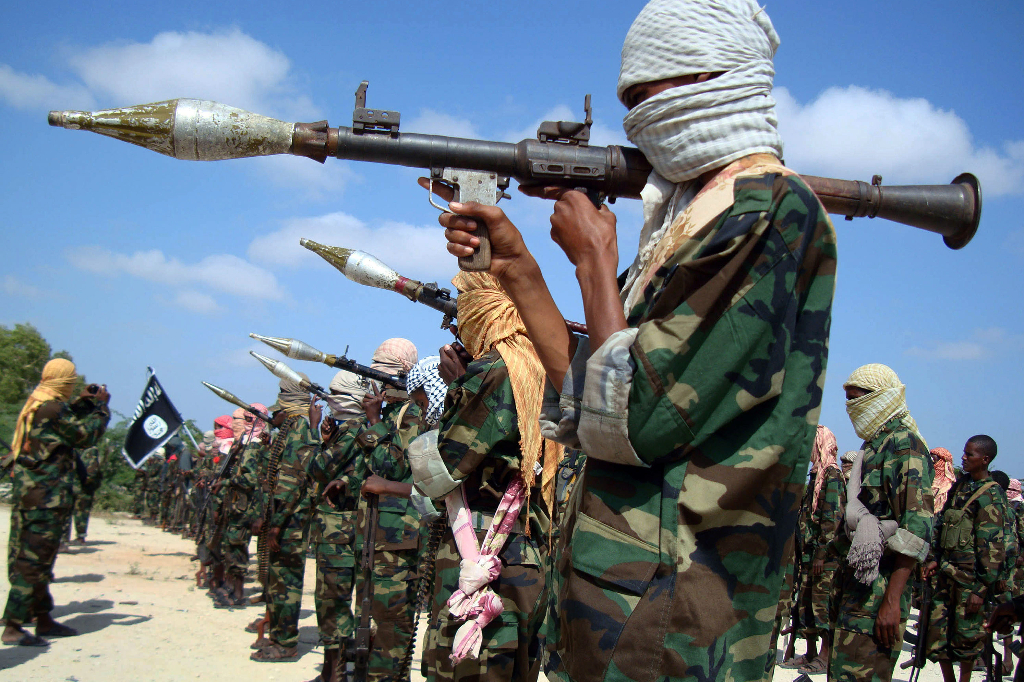 al-Shabaabs träningsläger.