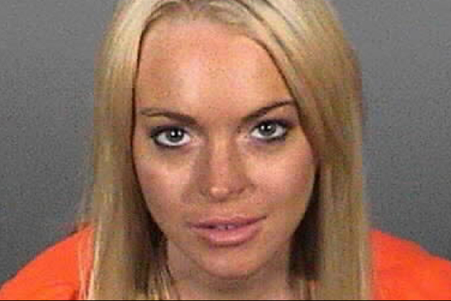 Utbrott, Fängelse, Paparazzi, Isolering, Lindsay Lohan, USA