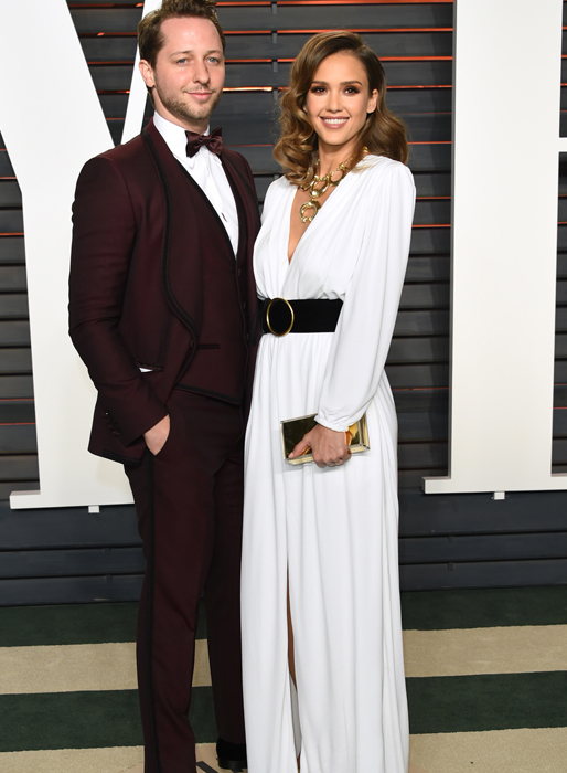 Derek Blasberg och Jessica Alba på Vanity Fairs Oscarsfest. Derek Blasberg och Jessica Alba på Vanity Fairs Oscarsfest.