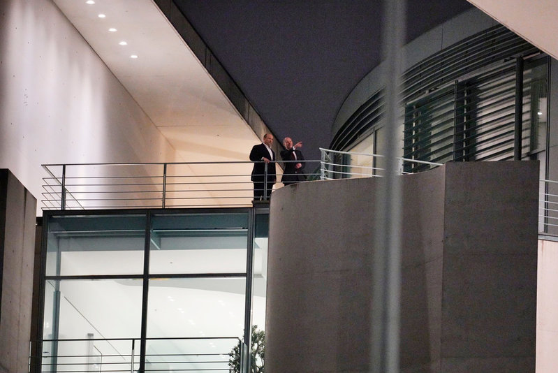 Den israeliske premiärministern Naftali Bennett och Tysklands förbundskansler Olaf Scholz möttes på lördagen.