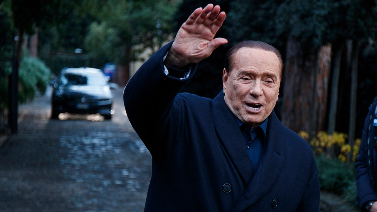 Italiens tidigare premiärministern Silvio Berlusconi. Arkivbild.