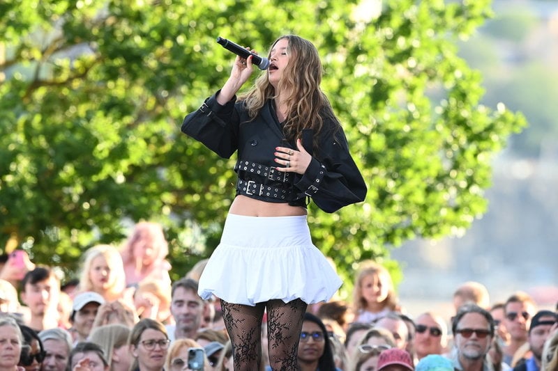 Ida-Lova under "Allsång på Skansen" i somras.