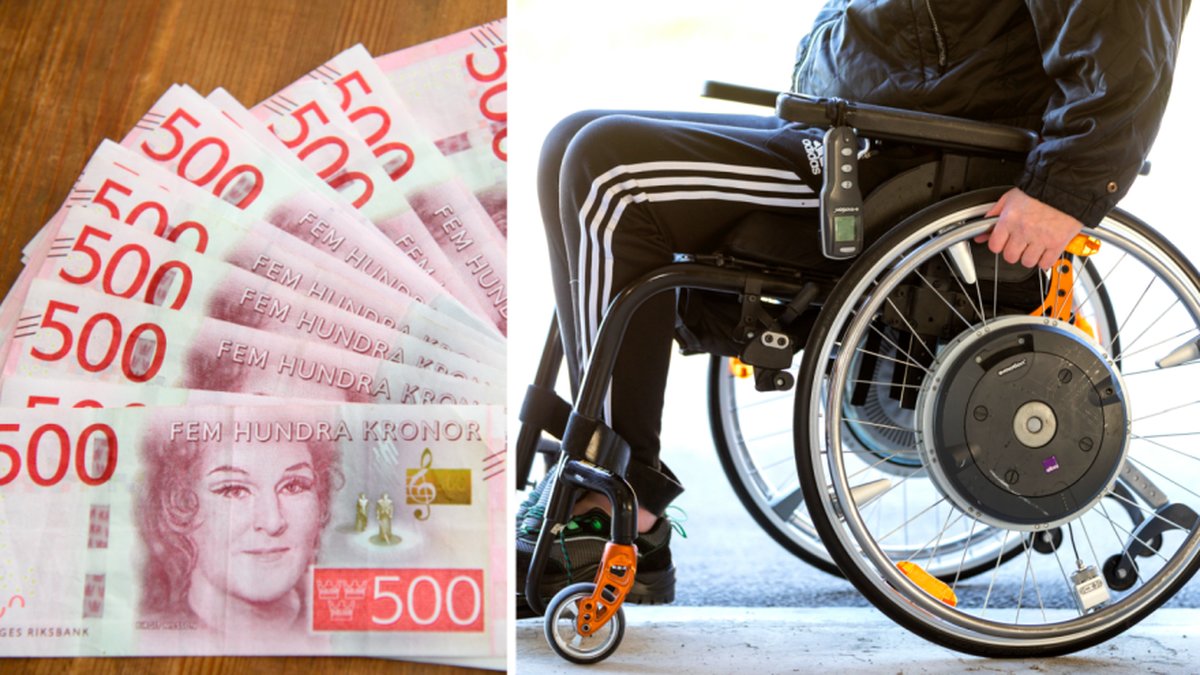 Pengar och rullstol