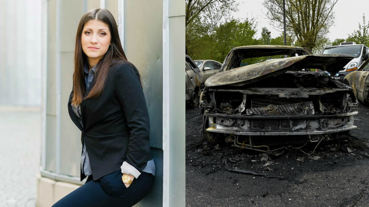 Maria Moraes (MP) skriver om bilbränderna.