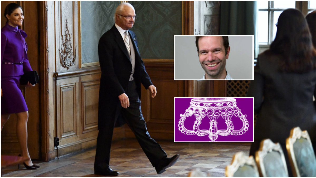Kung Carl Gustaf med Victoria