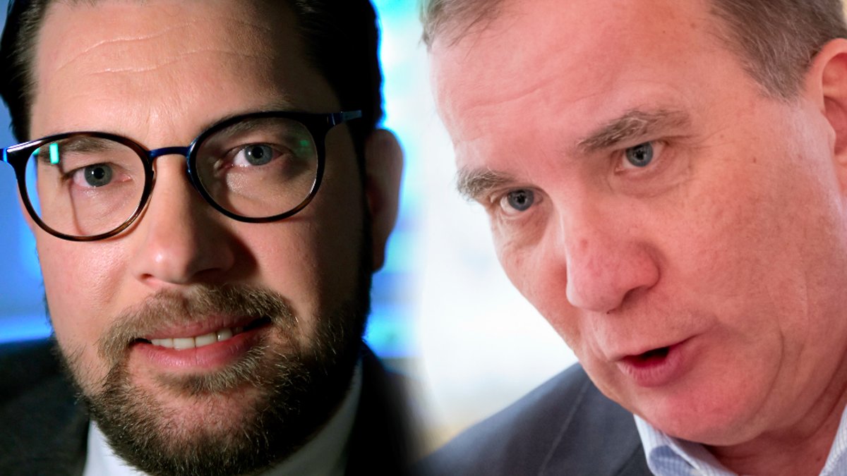 Jimmie Åkesson och Stefan Löfven