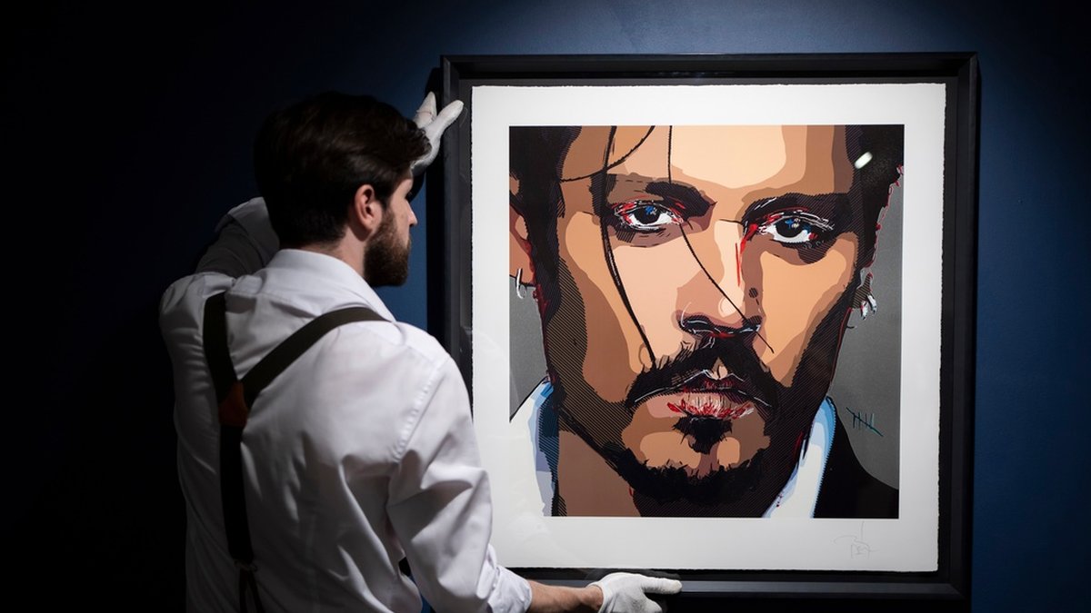 I självporträttet har Johnny Depp fångat de senaste årens känslor.
