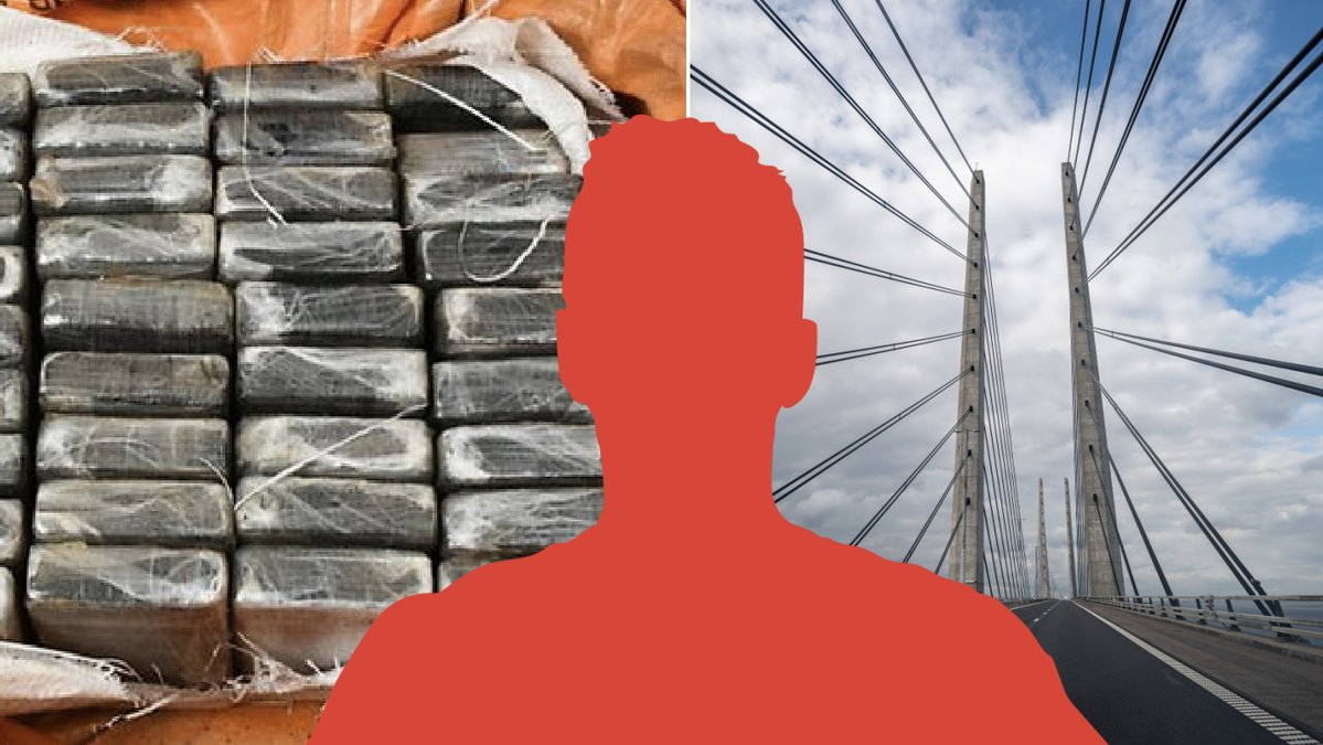 Ett par åkte fast med 10 kilo kokain på Öresundsbron. Foto: Genrebilder